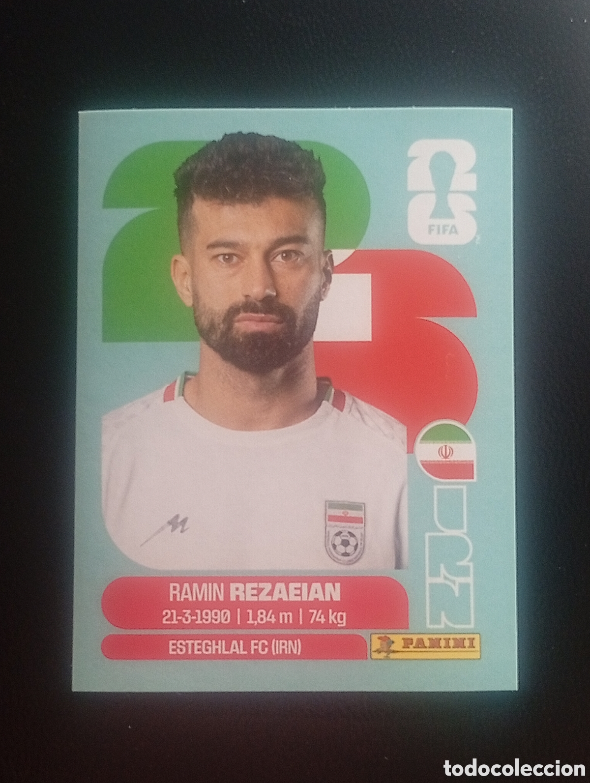 Cromos de f&uacute;tbol: IRN 7 IRAN MUNDIAL F&Uacute;TBOL 2026 FIFA WORLD CUP PANINI CROMO STICKER IRN7