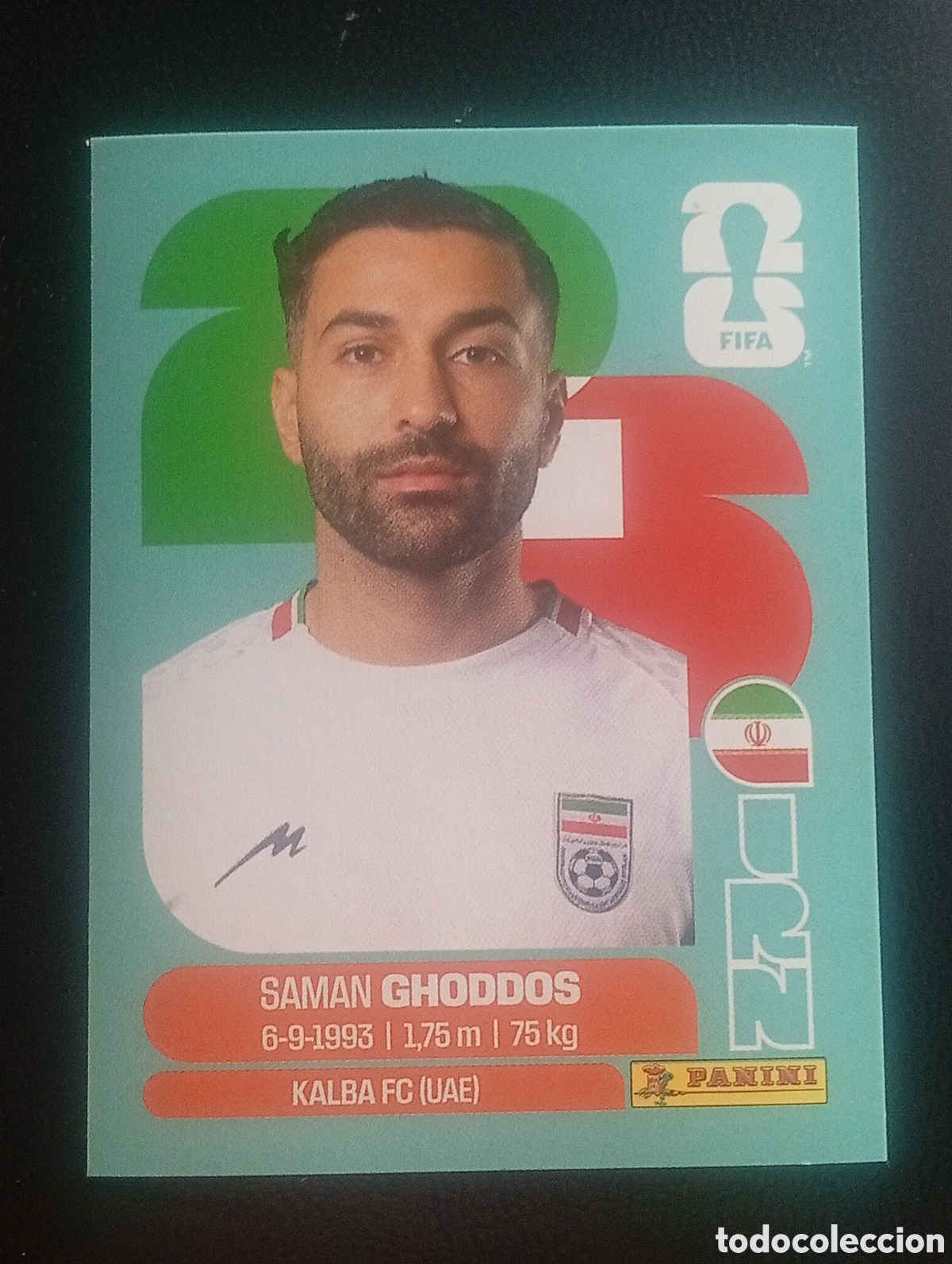 Cromos de f&uacute;tbol: IRN 12 IRAN MUNDIAL F&Uacute;TBOL 2026 FIFA WORLD CUP PANINI CROMO STICKER IRN12