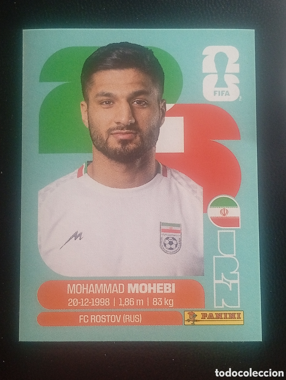 Cromos de f&uacute;tbol: IRN 16 MOHEBI IRAN MUNDIAL F&Uacute;TBOL 2026 FIFA WORLD CUP PANINI CROMO STICKER IRN16
