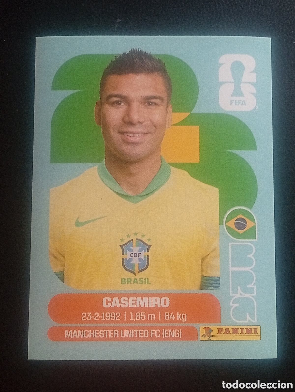 Cromos de f&uacute;tbol: BRA 10 CASEMIRO BRASIL BRAZIL MUNDIAL F&Uacute;TBOL 2026 FIFA WORLD CUP PANINI CROMO STICKER BRA10