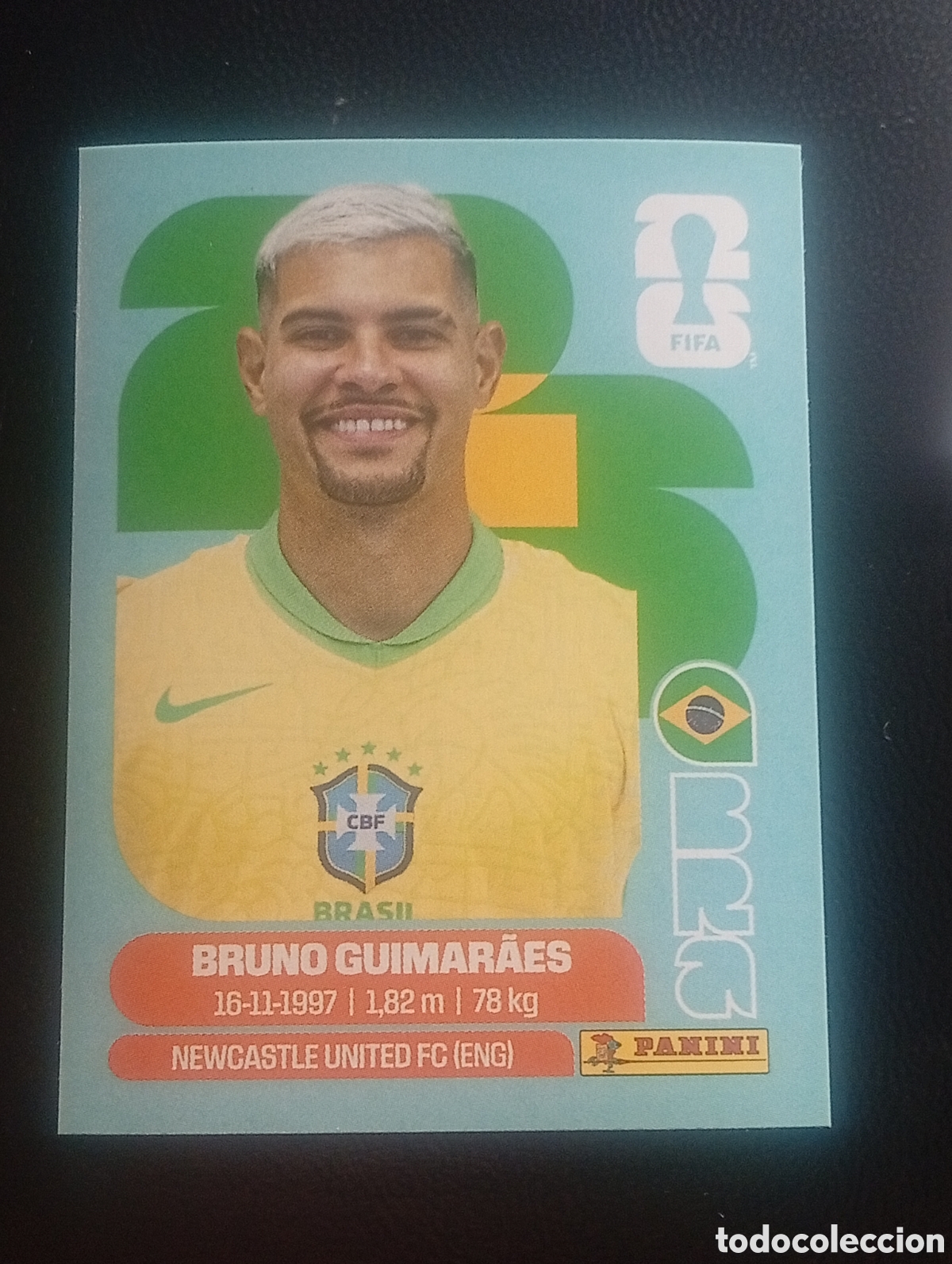 Cromos de f&uacute;tbol: BRA 11 GUIMARAES BRASIL BRAZIL MUNDIAL F&Uacute;TBOL 2026 FIFA WORLD CUP PANINI CROMO STICKER BRA11