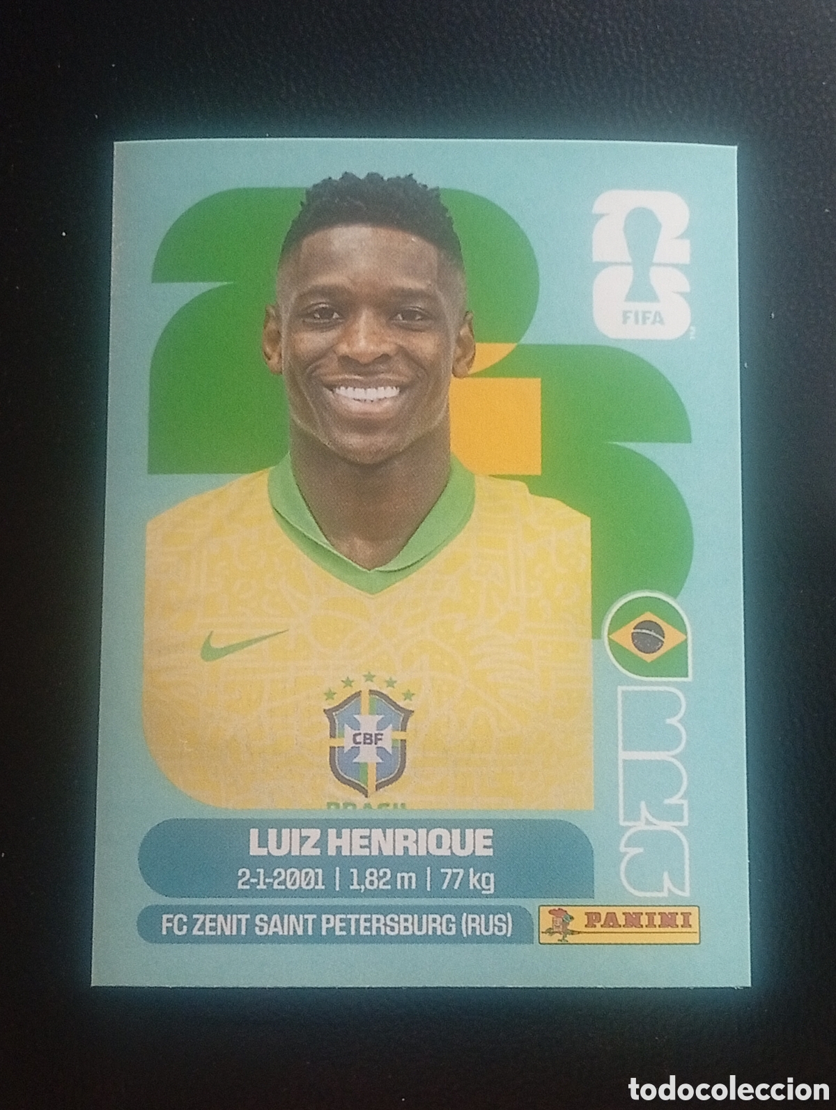 Cromos de f&uacute;tbol: BRA 12 LUIZ HENRIQUE BRASIL BRAZIL MUNDIAL F&Uacute;TBOL 2026 FIFA WORLD CUP PANINI CROMO STICKER BRA12