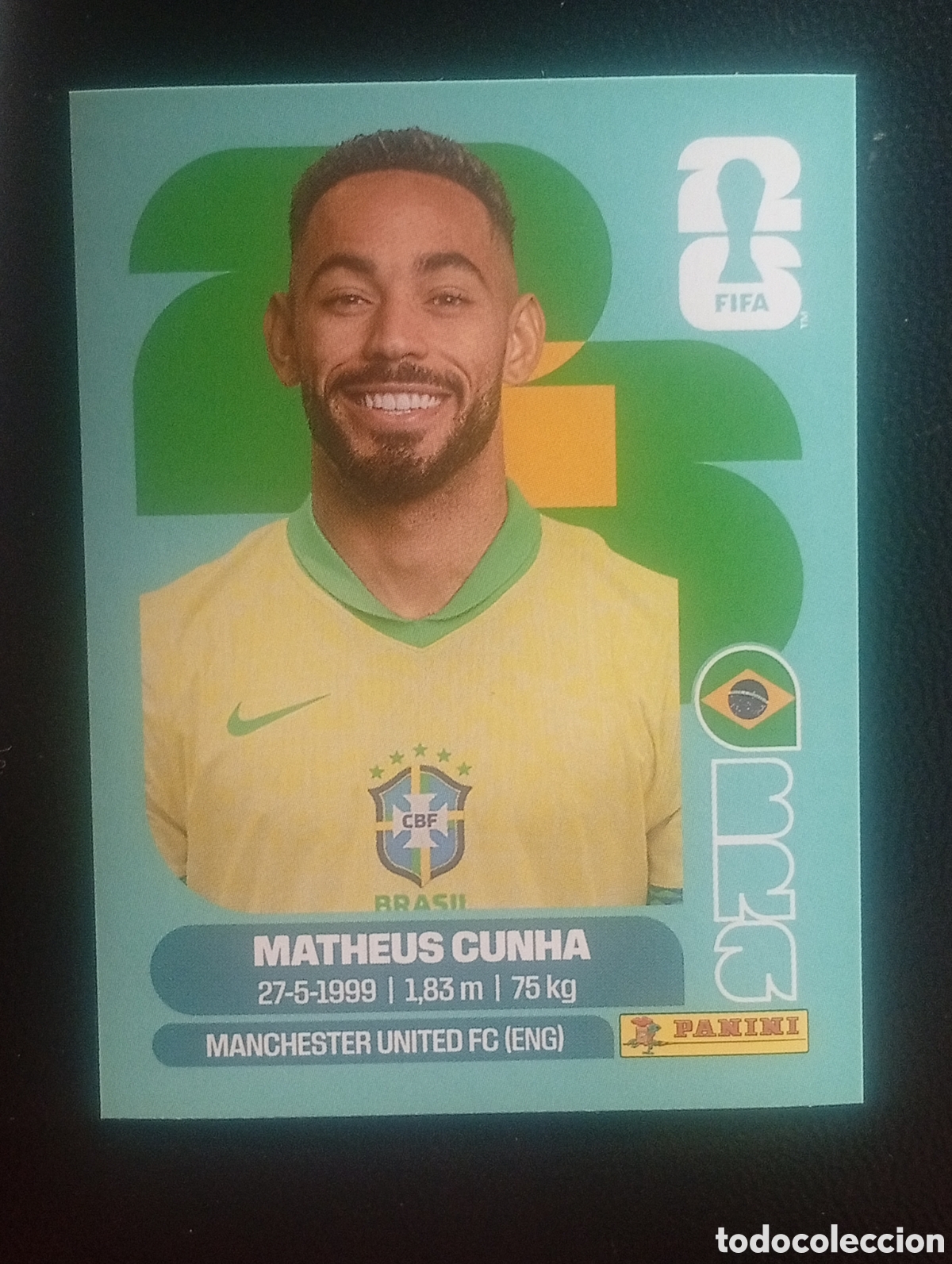 Cromos de f&uacute;tbol: BRA 17 CUNHA BRASIL BRAZIL MUNDIAL F&Uacute;TBOL 2026 FIFA WORLD CUP PANINI CROMO STICKER BRA17