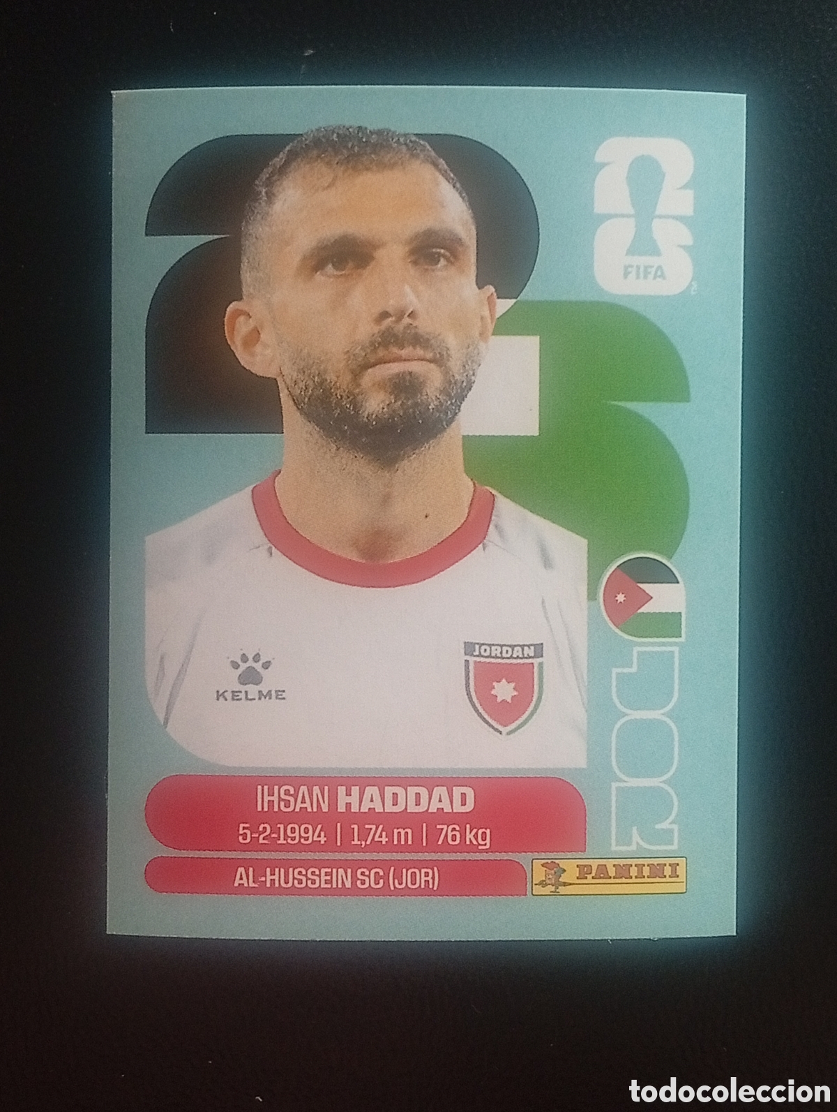 Cromos de f&uacute;tbol: JOR 3 HADDAD JORDANIA MUNDIAL F&Uacute;TBOL 2026 FIFA WORLD CUP PANINI CROMO STICKER JOR3