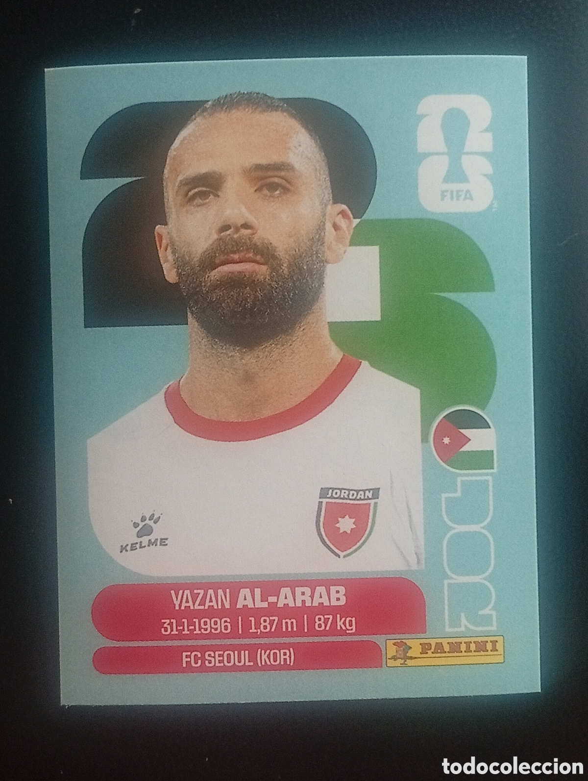 Cromos de f&uacute;tbol: JOR 5 ARAB JORDANIA MUNDIAL F&Uacute;TBOL 2026 FIFA WORLD CUP PANINI CROMO STICKER JOR5