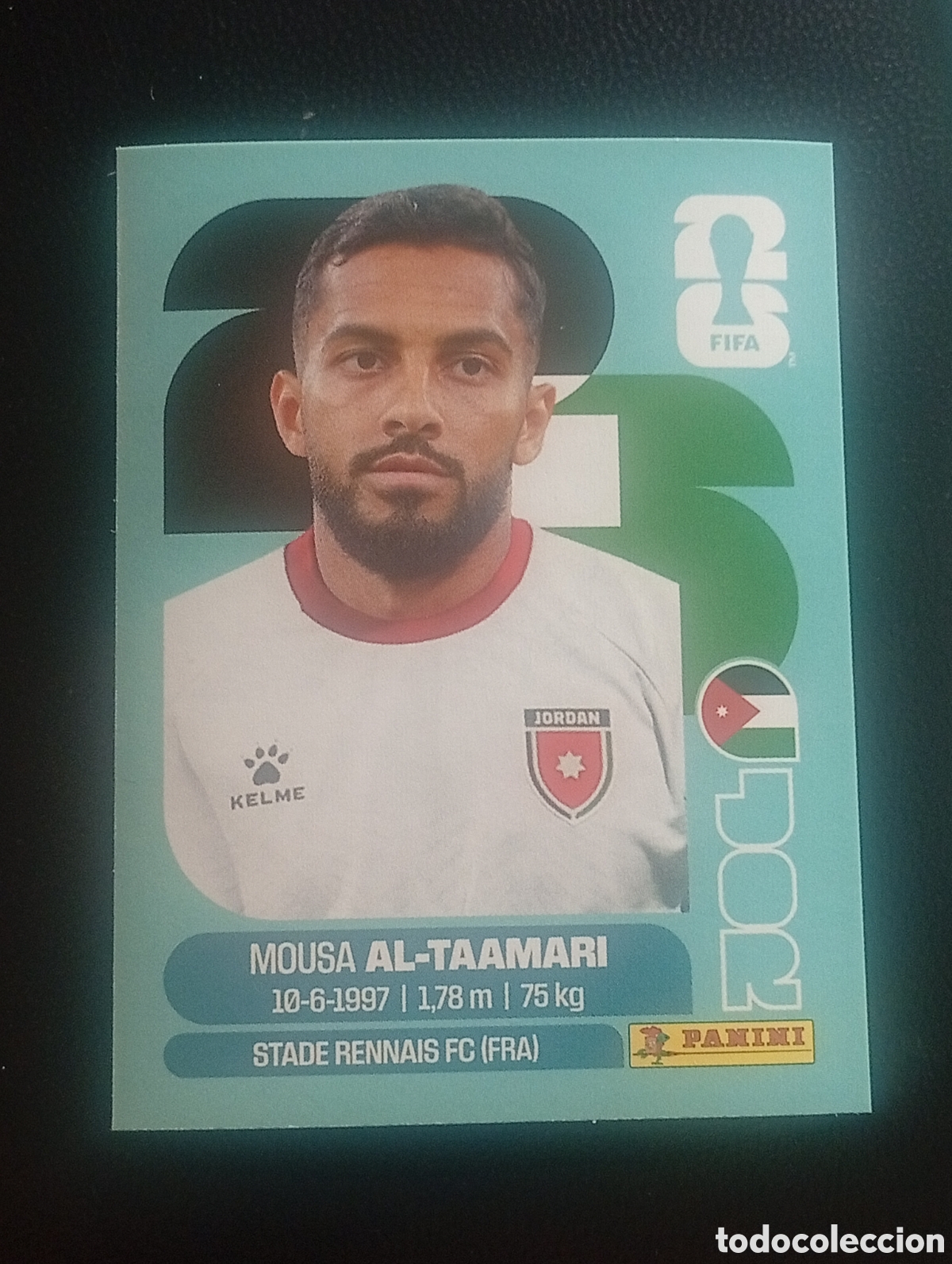 Cromos de f&uacute;tbol: JOR 15 JORDANIA MUNDIAL F&Uacute;TBOL 2026 FIFA WORLD CUP PANINI CROMO STICKER JOR15