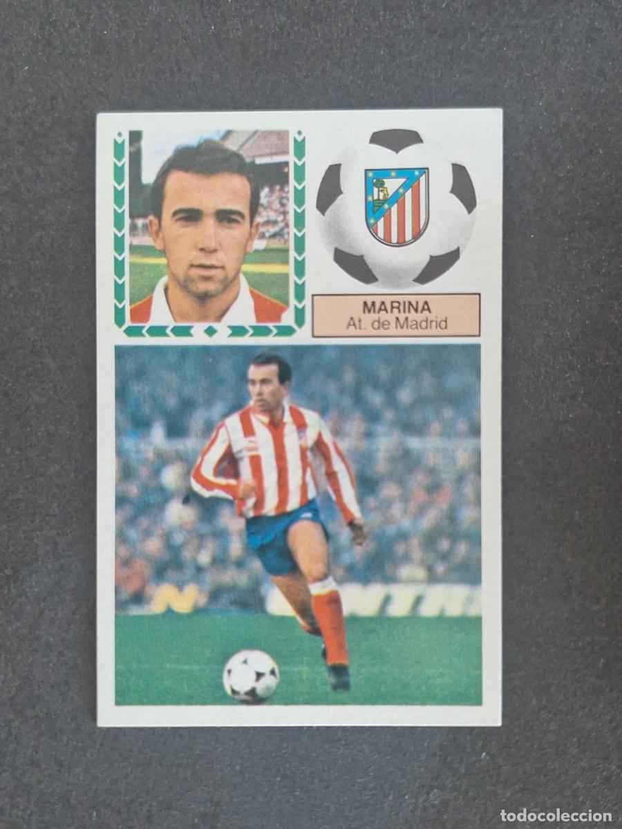 Cromos de f&uacute;tbol: L5 MARINA ATLETICO DE MADRID LIGA ESTE 1983 1984 83 84 NUNCA PEGADO SIN PEGAR