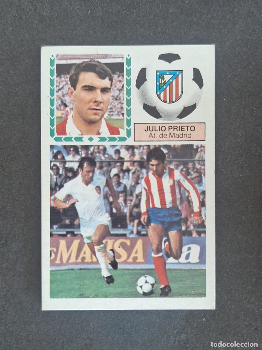 Cromos de f&uacute;tbol: L5 JULIO PRIETO ATLETICO DE MADRID LIGA ESTE 1983 1984 83 84 NUNCA PEGADO SIN PEGAR