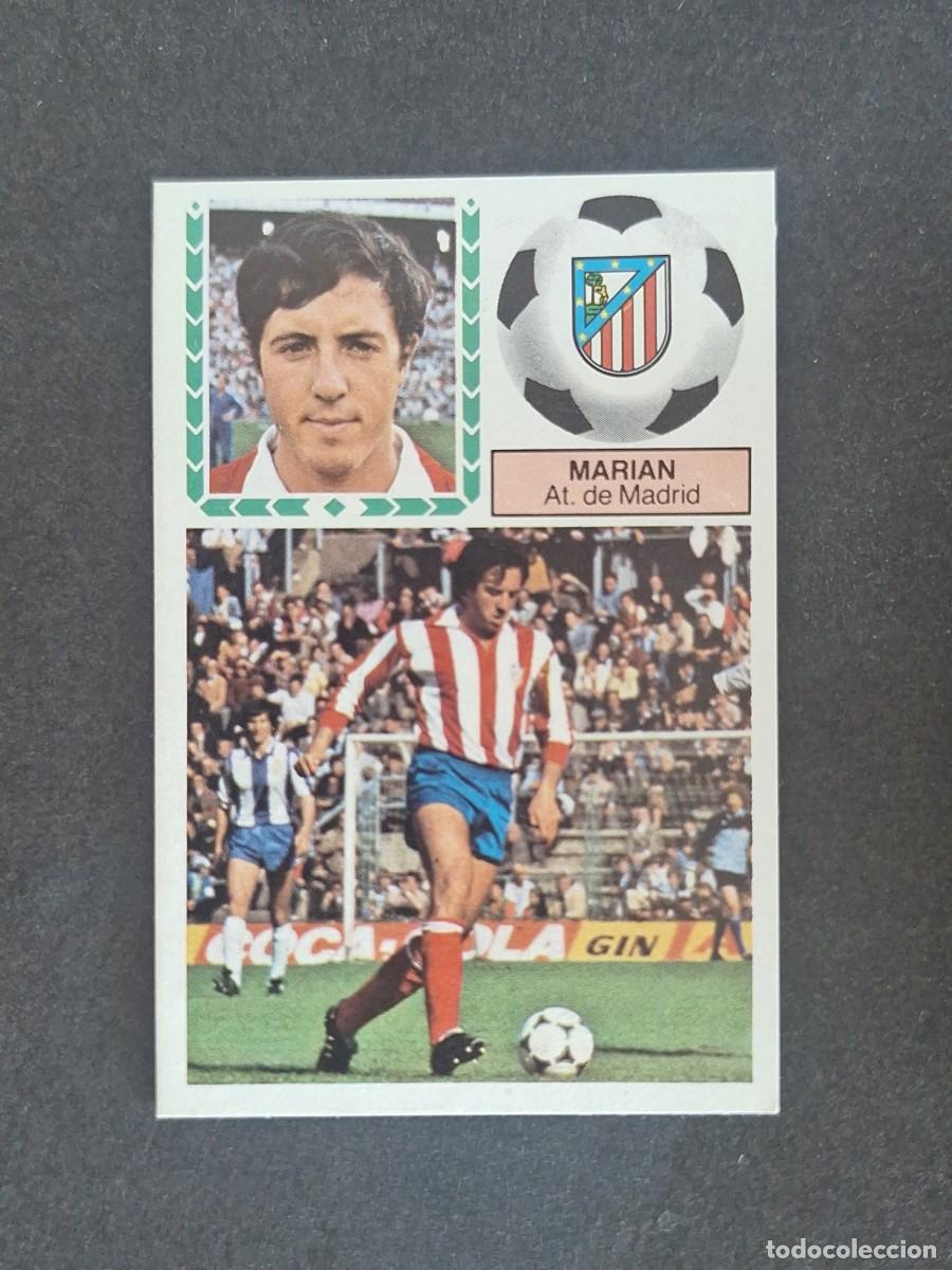 Cromos de f&uacute;tbol: L5 MARIAN ATLETICO DE MADRID LIGA ESTE 1983 1984 83 84 NUNCA PEGADO SIN PEGAR