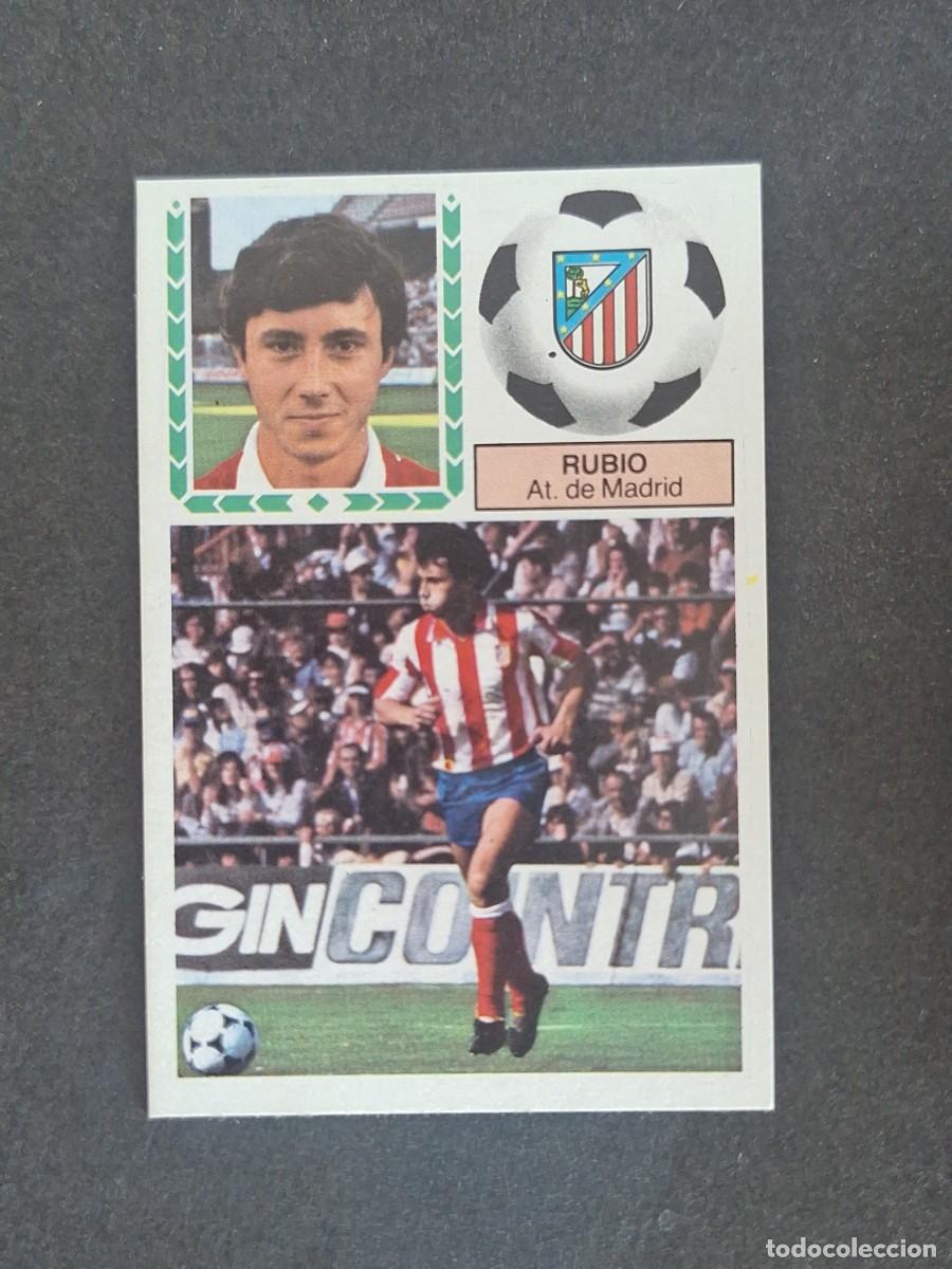 Cromos de f&uacute;tbol: L5 RUBIO ATLETICO DE MADRID LIGA ESTE 1983 1984 83 84 NUNCA PEGADO SIN PEGAR
