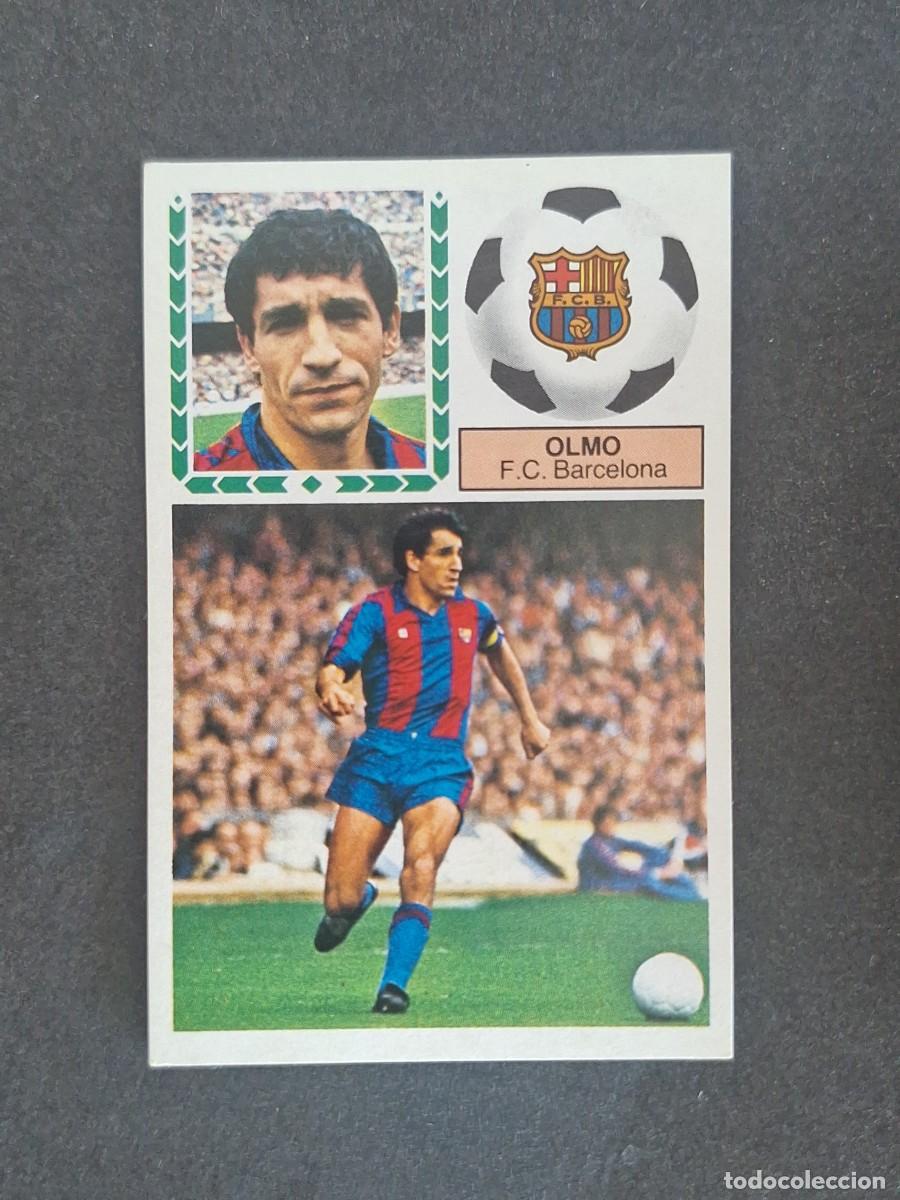 Cromos de f&uacute;tbol: L5 OLMO F. C. BARCELONA LIGA ESTE 1983 1984 83 84 NUNCA PEGADO SIN PEGAR