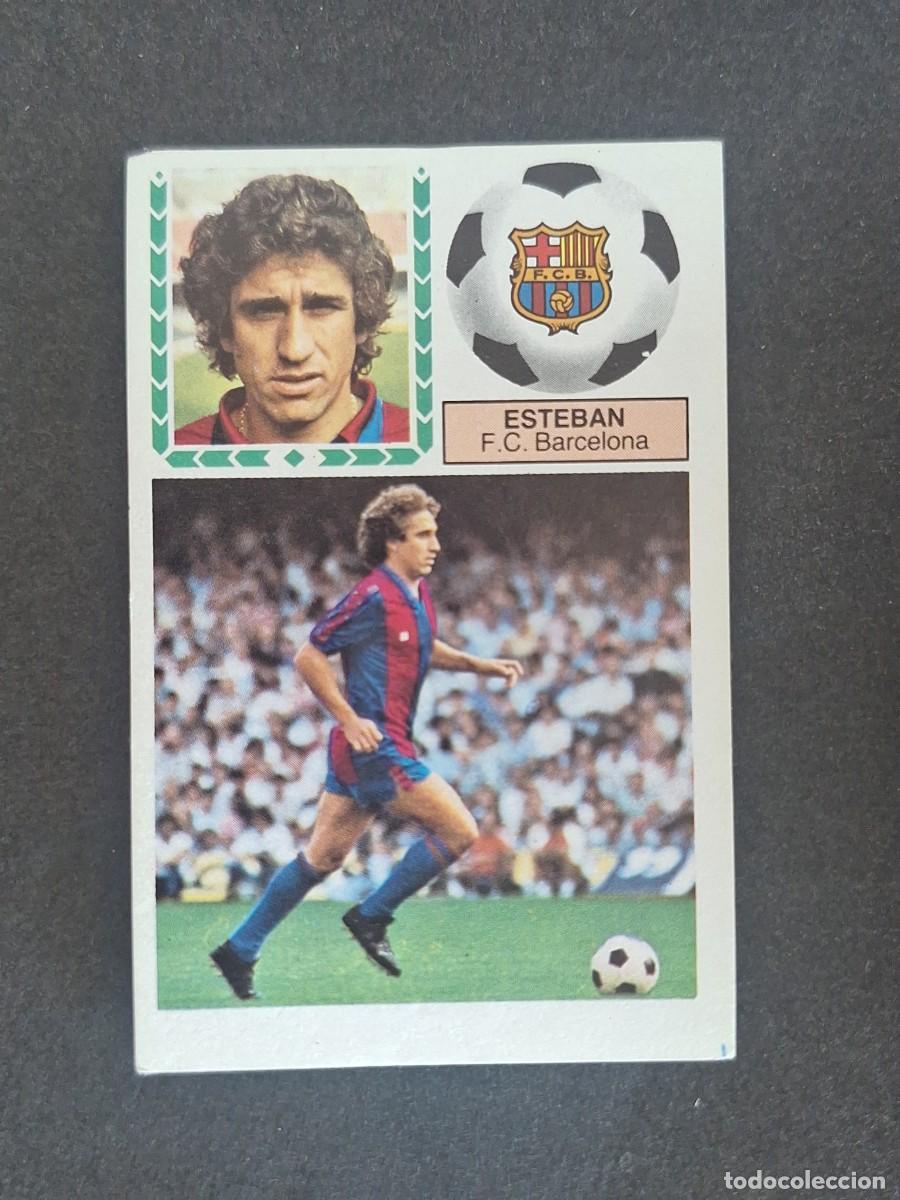 Cromos de f&uacute;tbol: L5 ESTEBAN F. C. BARCELONA LIGA ESTE 1983 1984 83 84 NUNCA PEGADO SIN PEGAR