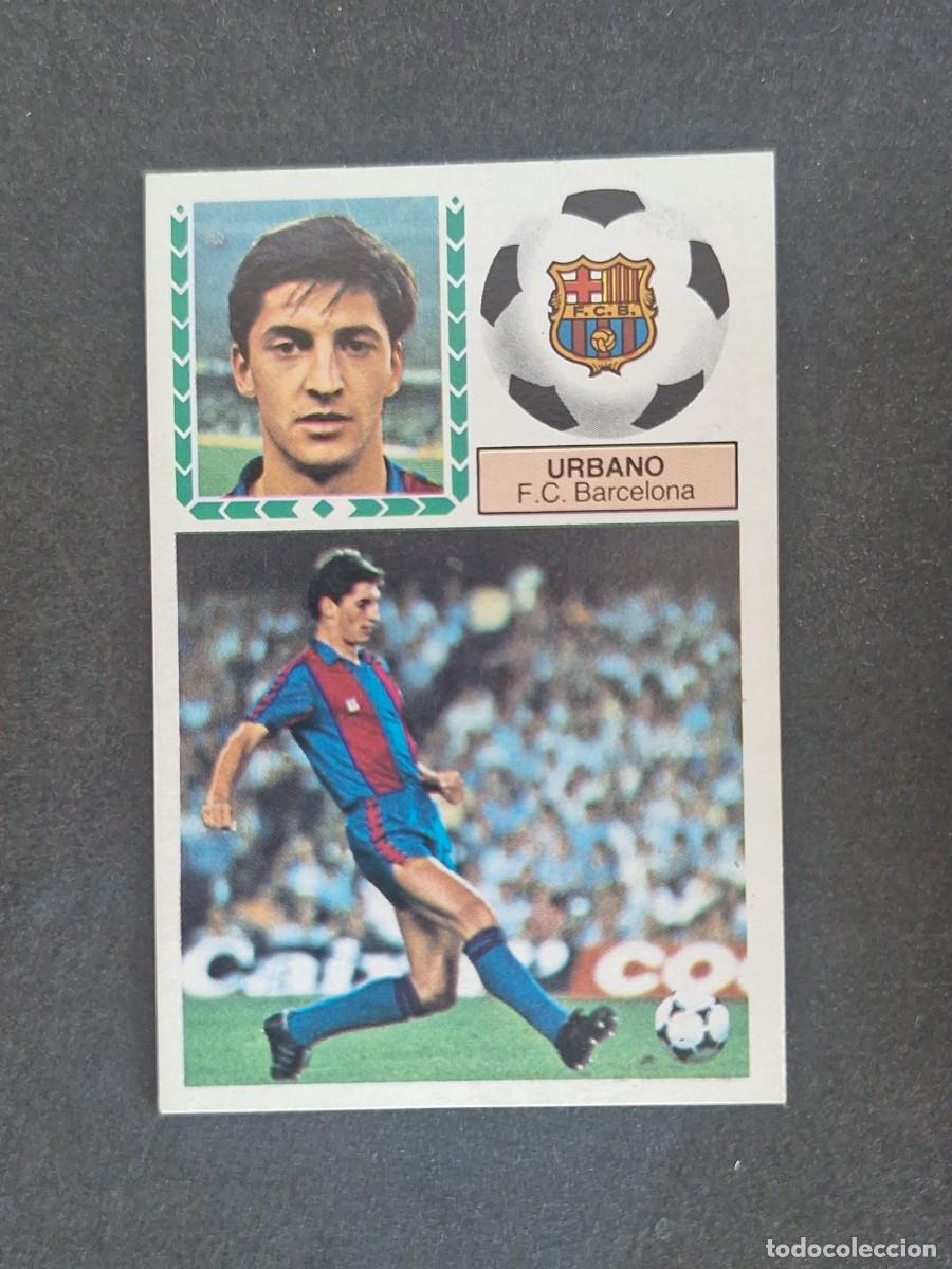 Cromos de f&uacute;tbol: L5 URBANO F. C. BARCELONA LIGA ESTE 1983 1984 83 84 NUNCA PEGADO SIN PEGAR