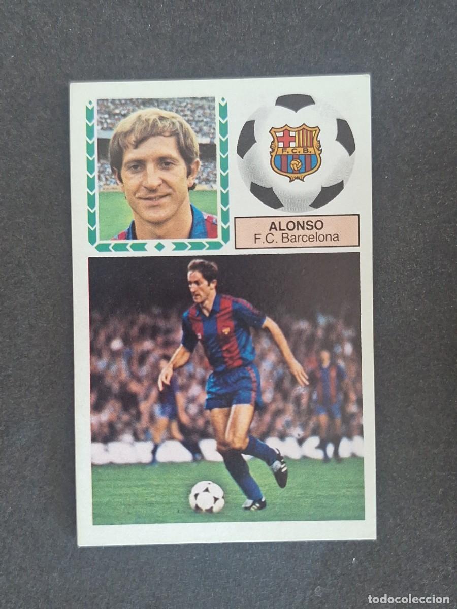 Cromos de f&uacute;tbol: L5 ALONSO F. C. BARCELONA LIGA ESTE 1983 1984 83 84 NUNCA PEGADO SIN PEGAR