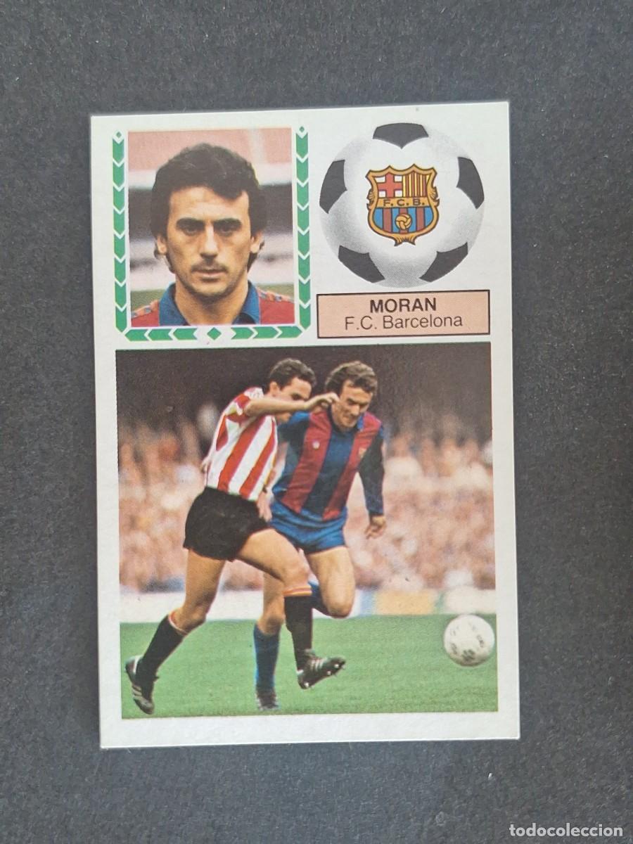 Cromos de f&uacute;tbol: L5 MORAN F. C. BARCELONA LIGA ESTE 1983 1984 83 84 NUNCA PEGADO SIN PEGAR