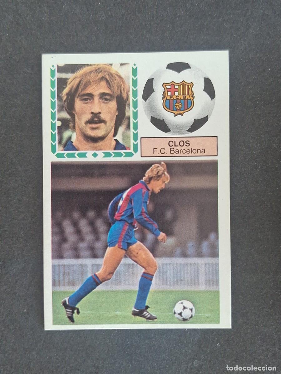 Cromos de f&uacute;tbol: L5 CLOS F. C. BARCELONA LIGA ESTE 1983 1984 83 84 NUNCA PEGADO SIN PEGAR