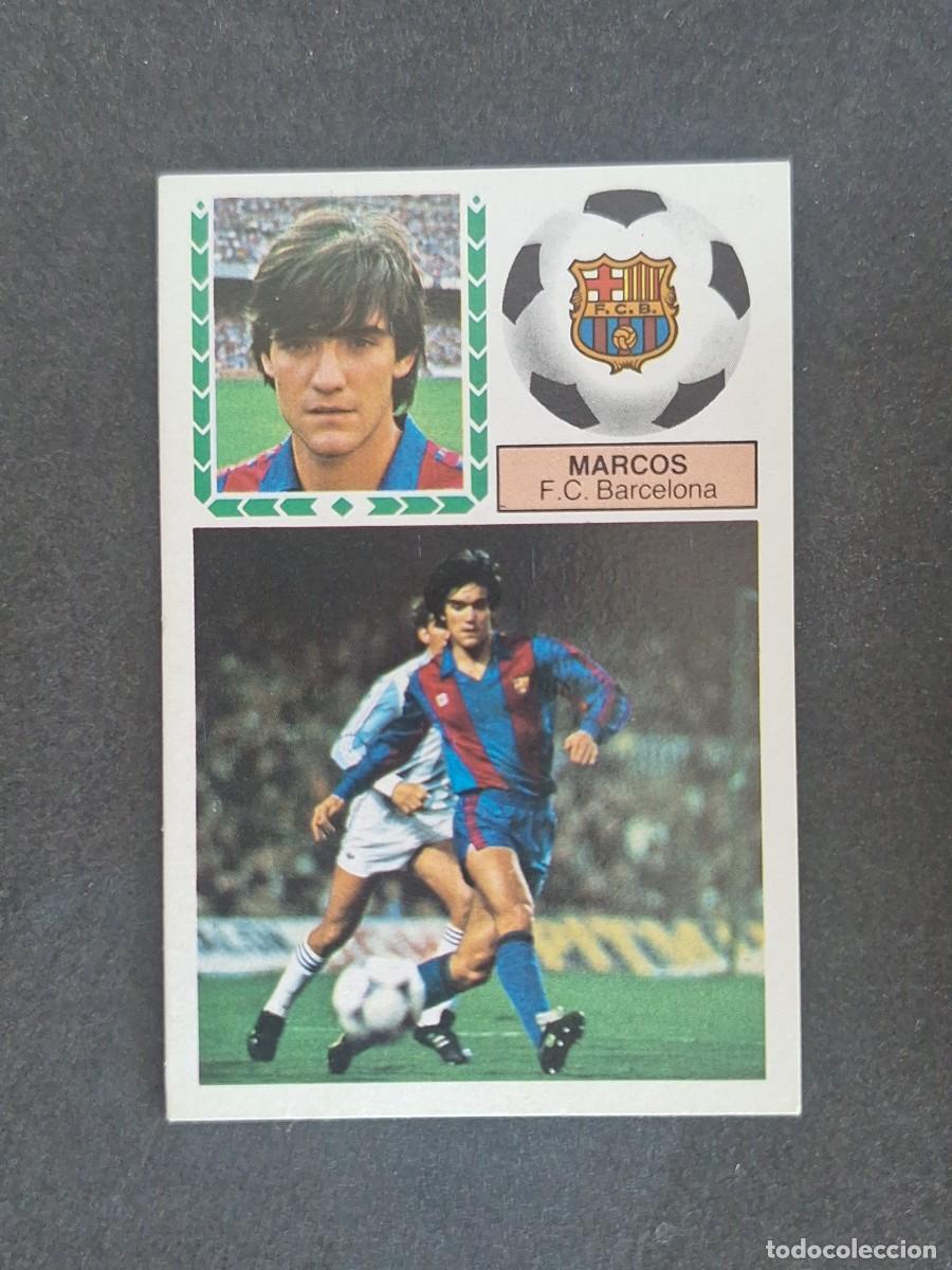 Cromos de f&uacute;tbol: L5 MARCOS F. C. BARCELONA LIGA ESTE 1983 1984 83 84 NUNCA PEGADO SIN PEGAR