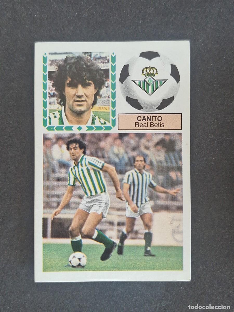 Cromos de f&uacute;tbol: L5 CANITO REAL BETIS BALOMPIE LIGA ESTE 1983 1984 83 84 NUNCA PEGADO SIN PEGAR