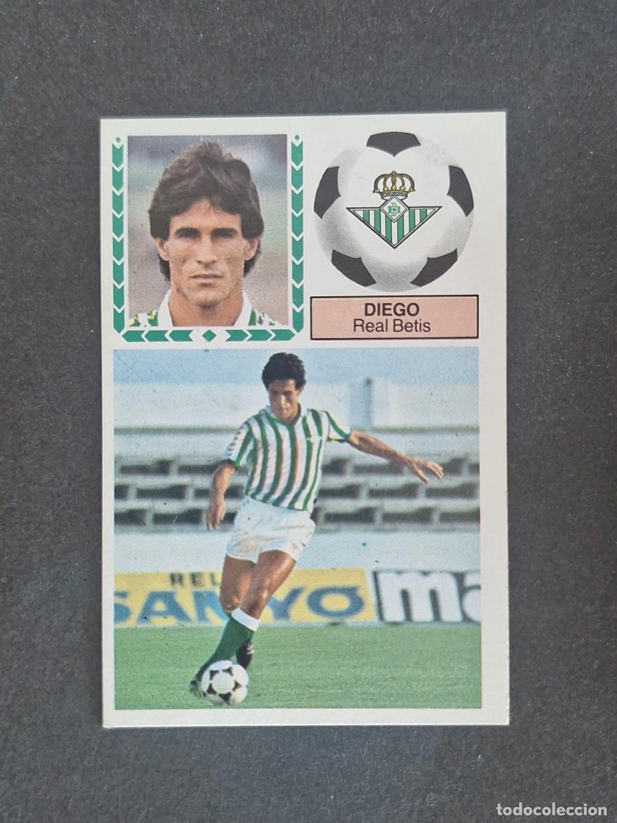 Cromos de f&uacute;tbol: L5 DIEGO REAL BETIS BALOMPIE LIGA ESTE 1983 1984 83 84 NUNCA PEGADO SIN PEGAR