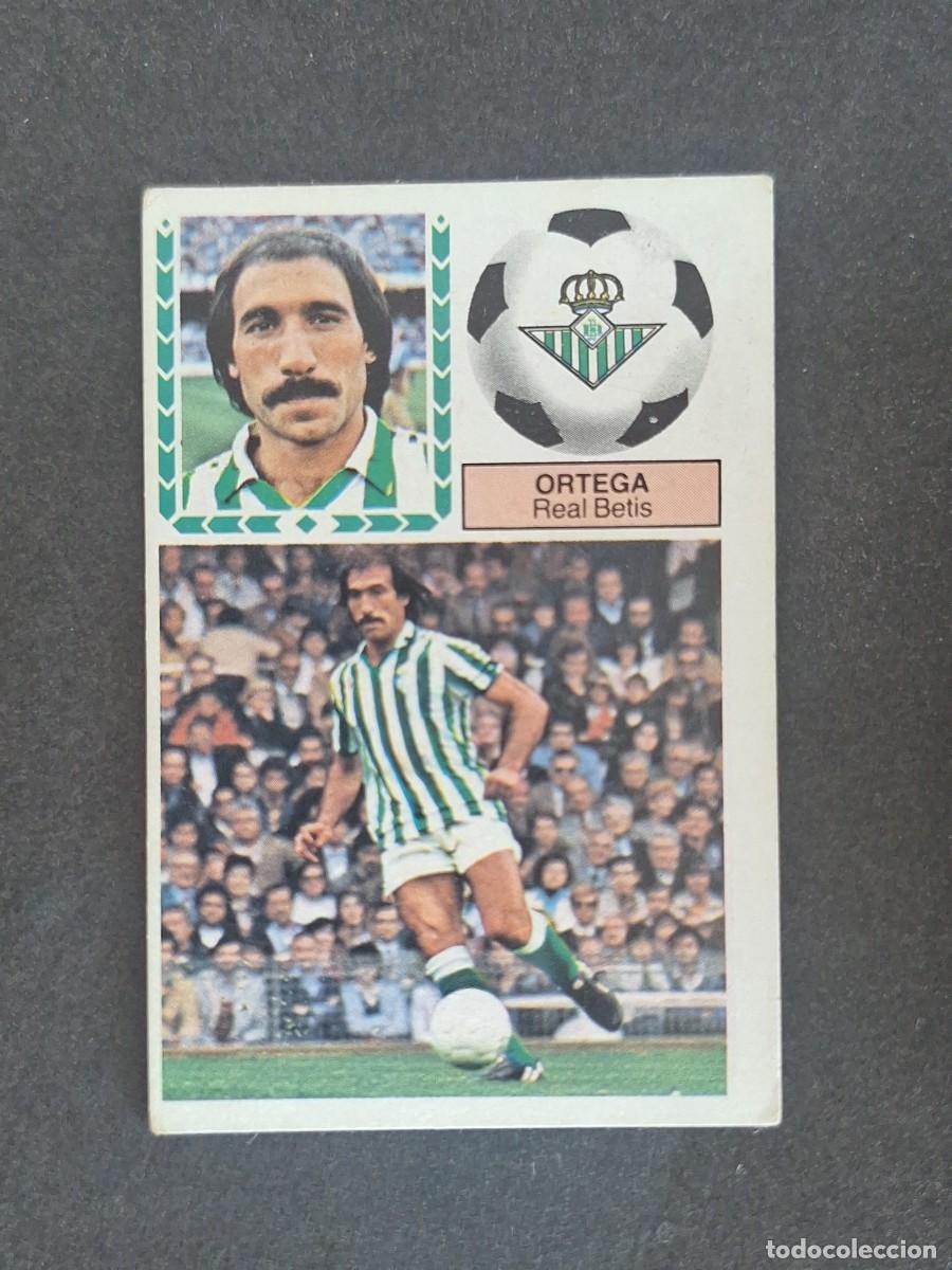 Cromos de f&uacute;tbol: L5 ORTEGA REAL BETIS BALOMPIE LIGA ESTE 1983 1984 83 84 NUNCA PEGADO SIN PEGAR