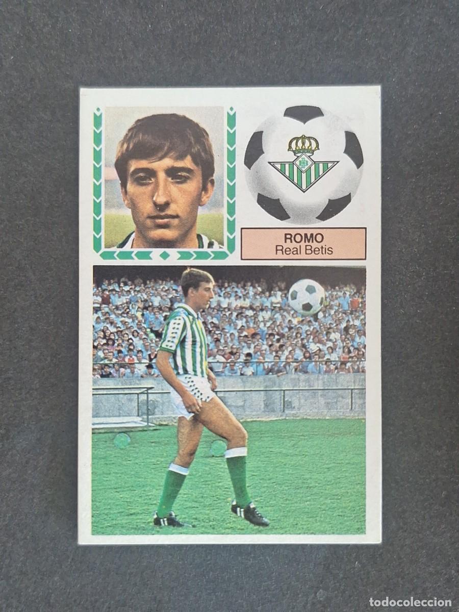 Cromos de f&uacute;tbol: L5 ROMO REAL BETIS BALOMPIE LIGA ESTE 1983 1984 83 84 NUNCA PEGADO SIN PEGAR