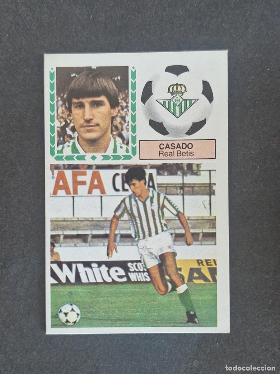 Cromos de f&uacute;tbol: L5 CASADO REAL BETIS BALOMPIE LIGA ESTE 1983 1984 83 84 NUNCA PEGADO SIN PEGAR
