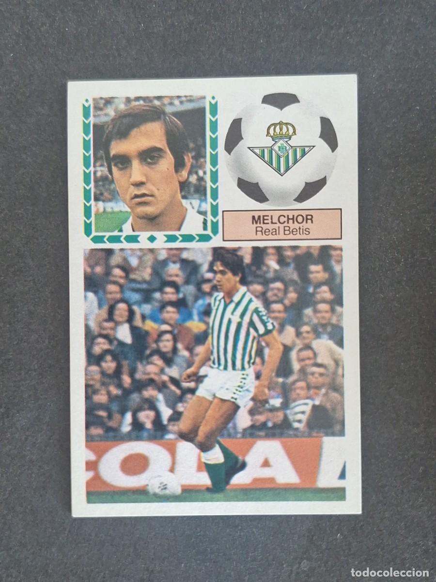 Cromos de f&uacute;tbol: L5 MELCHOR REAL BETIS BALOMPIE LIGA ESTE 1983 1984 83 84 NUNCA PEGADO SIN PEGAR