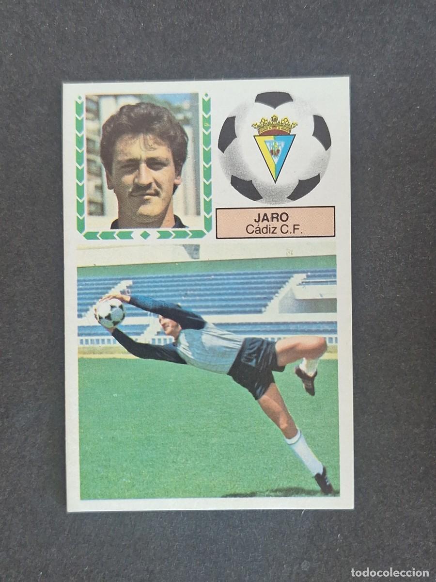 Cromos de f&uacute;tbol: L5 JARO CADIZ C. F. LIGA ESTE 1983 1984 83 84 NUNCA PEGADO SIN PEGAR