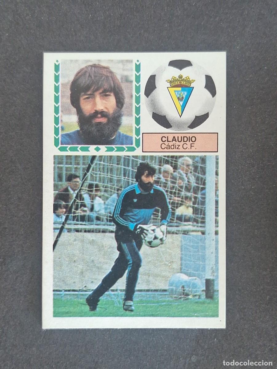 Cromos de f&uacute;tbol: L5 CLAUDIO CADIZ C. F. LIGA ESTE 1983 1984 83 84 NUNCA PEGADO SIN PEGAR