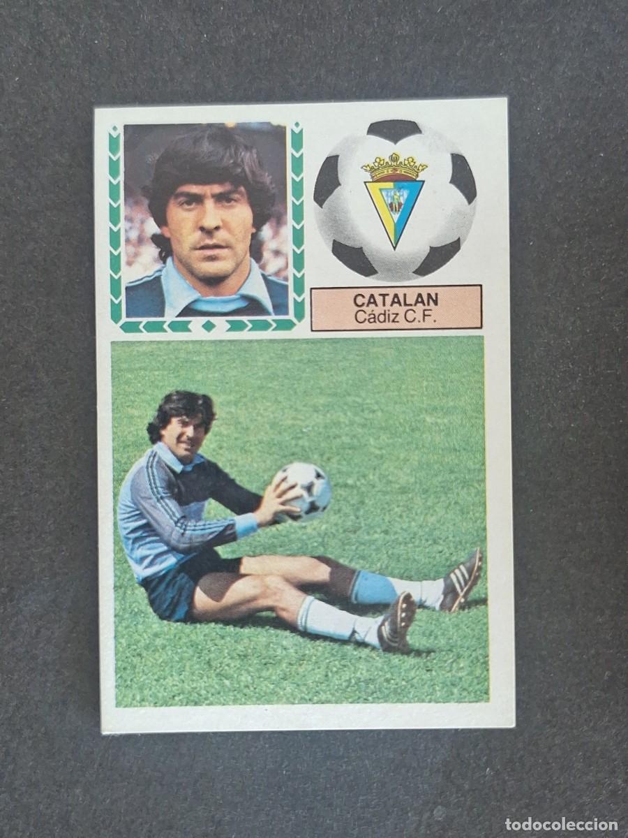 Cromos de f&uacute;tbol: L5 CATALAN CADIZ C. F. LIGA ESTE 1983 1984 83 84 NUNCA PEGADO SIN PEGAR