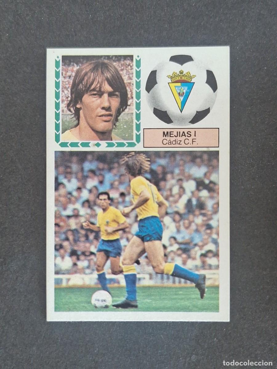 Cromos de f&uacute;tbol: L5 MEJIAS I CADIZ C. F. LIGA ESTE 1983 1984 83 84 NUNCA PEGADO SIN PEGAR
