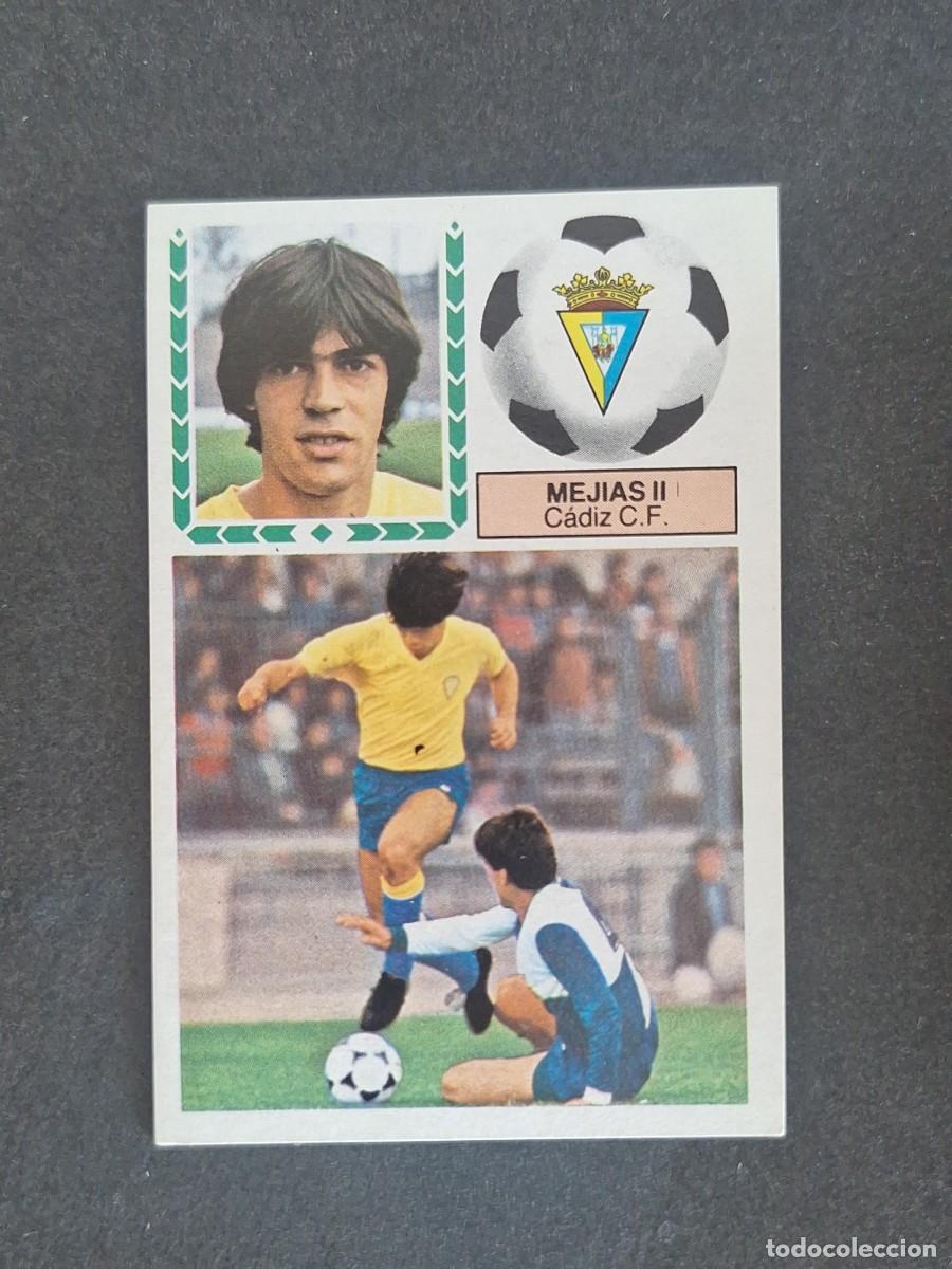 Cromos de f&uacute;tbol: L5 MEJIAS II CADIZ C. F. LIGA ESTE 1983 1984 83 84 NUNCA PEGADO SIN PEGAR