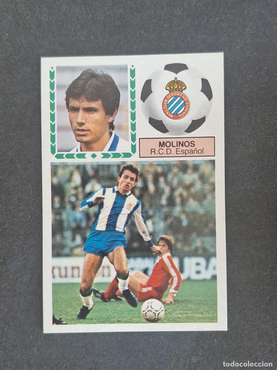 Cromos de f&uacute;tbol: L5 MOLINOS R. C. D. ESPA&Ntilde;OL LIGA ESTE 1983 1984 83 84 NUNCA PEGADO SIN PEGAR