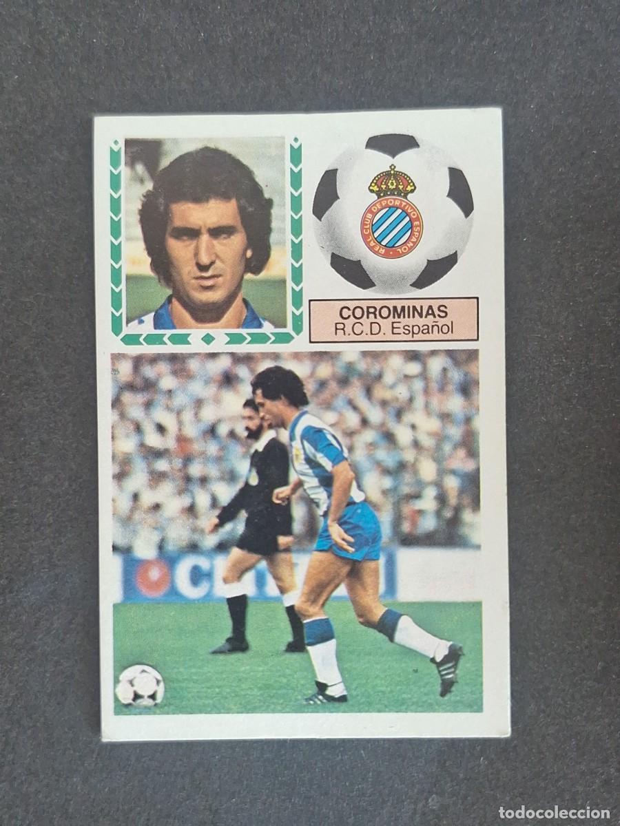 Cromos de f&uacute;tbol: L5 COROMINAS R. C. D. ESPA&Ntilde;OL LIGA ESTE 1983 1984 83 84 NUNCA PEGADO SIN PEGAR
