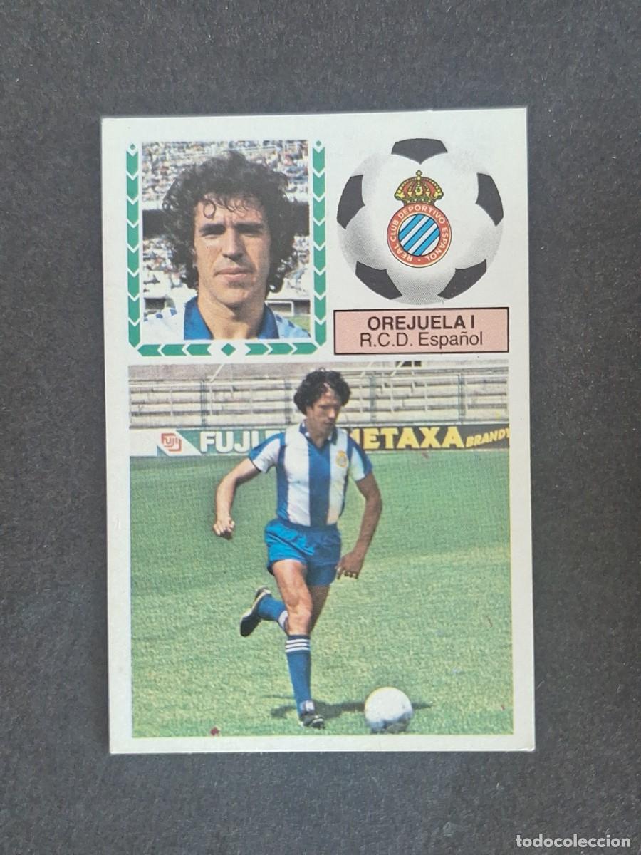 Cromos de f&uacute;tbol: L5 OREJUELA I R. C. D. ESPA&Ntilde;OL LIGA ESTE 1983 1984 83 84 NUNCA PEGADO SIN PEGAR