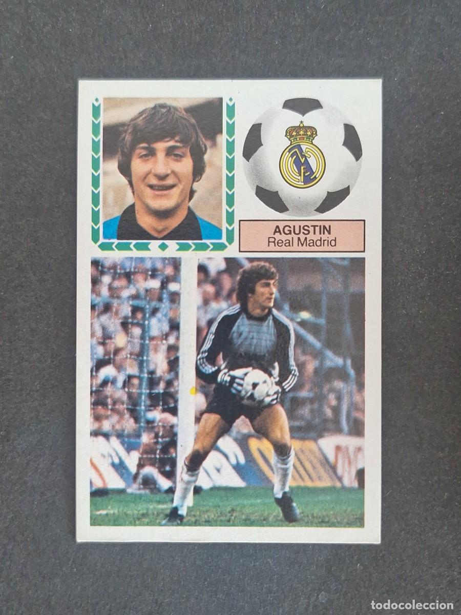 Cromos de f&uacute;tbol: L5 AGUSTIN REAL MADRID LIGA ESTE 1983 1984 83 84 NUNCA PEGADO SIN PEGAR