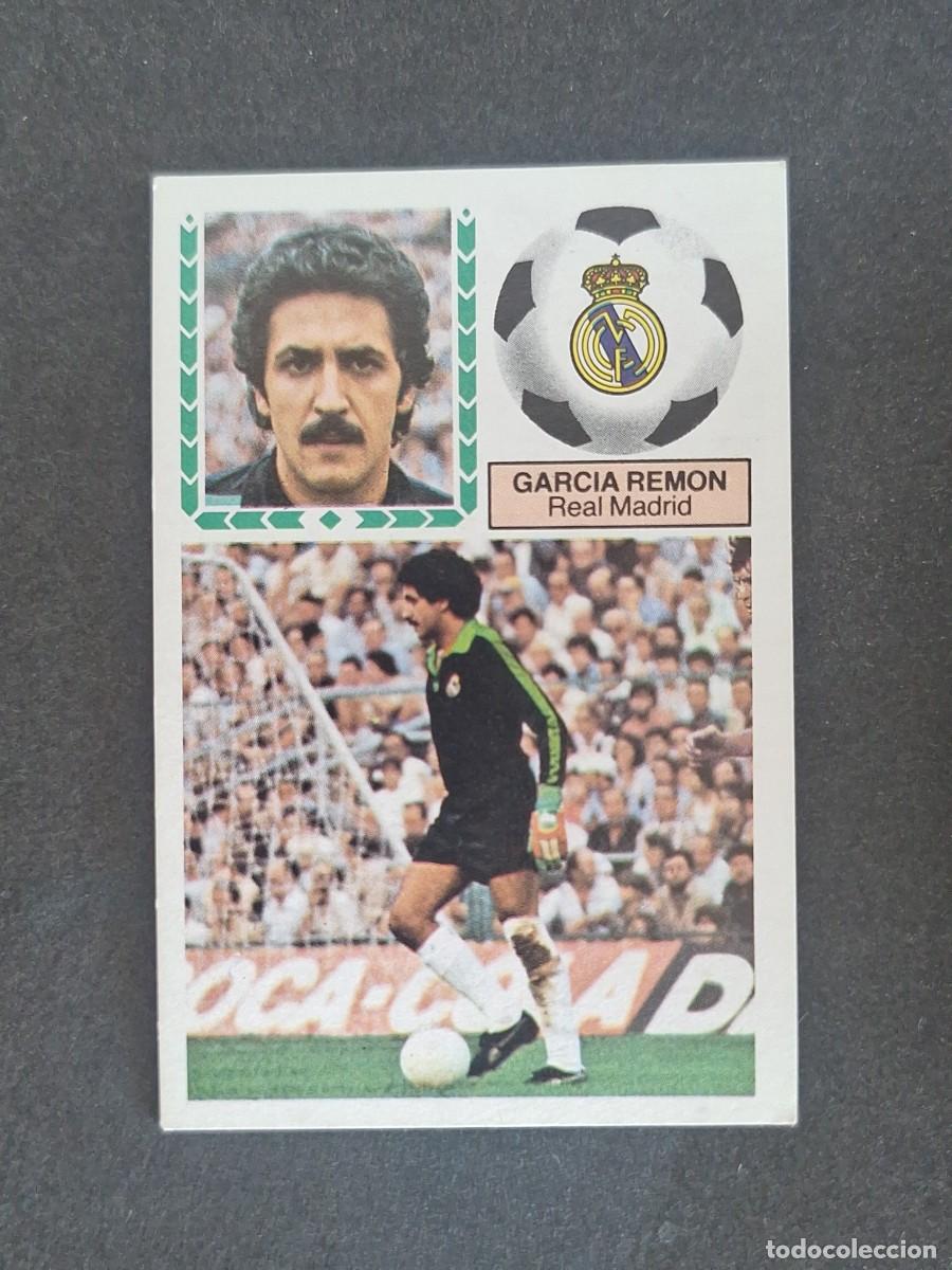 Cromos de f&uacute;tbol: L5 GARCIA REMON REAL MADRID LIGA ESTE 1983 1984 83 84 NUNCA PEGADO SIN PEGAR