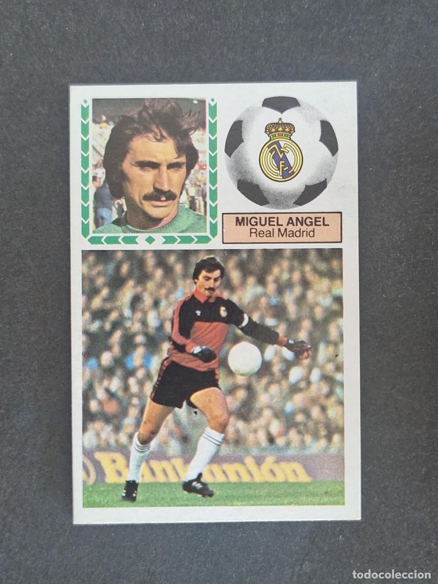 Cromos de f&uacute;tbol: L5 MIGUEL ANGEL REAL MADRID LIGA ESTE 1983 1984 83 84 NUNCA PEGADO SIN PEGAR