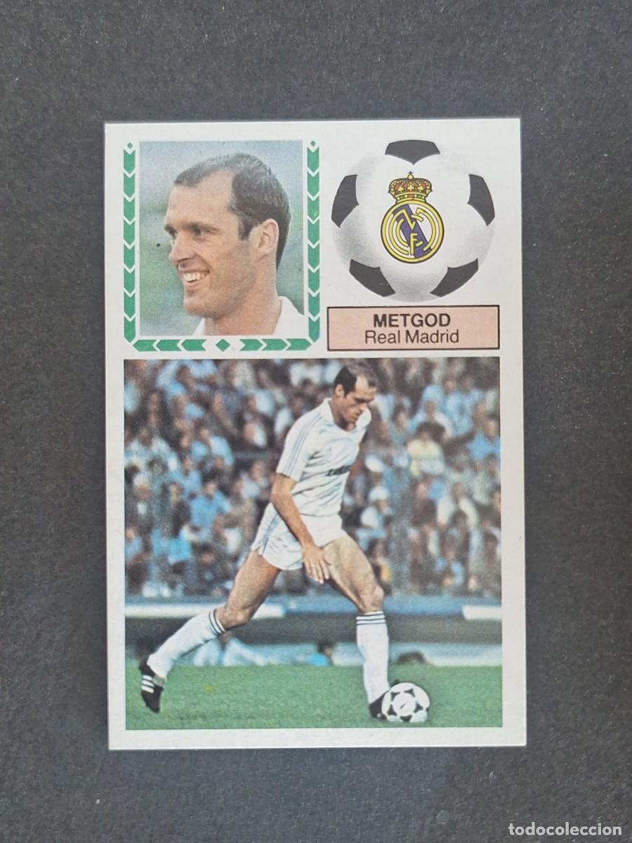 Cromos de f&uacute;tbol: L5 METGOD REAL MADRID LIGA ESTE 1983 1984 83 84 NUNCA PEGADO SIN PEGAR