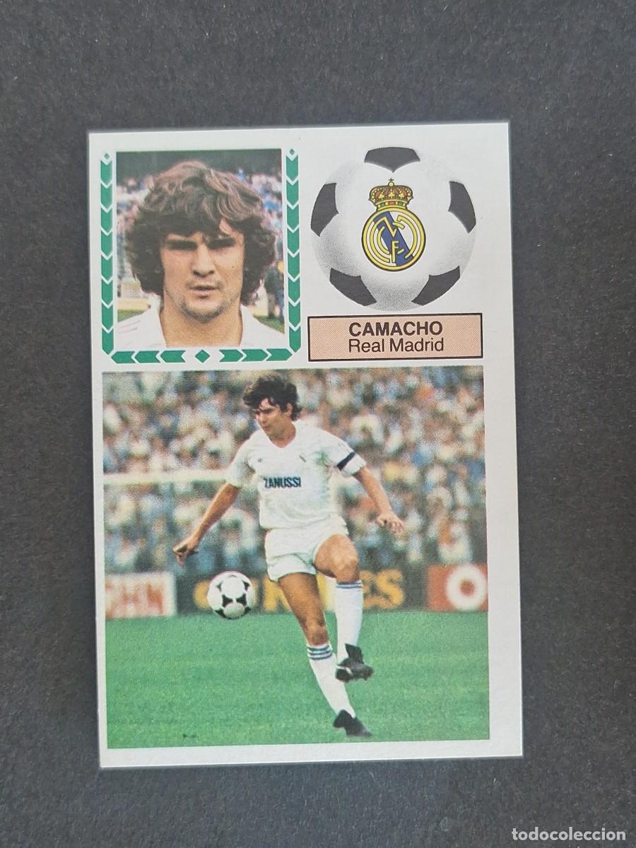Cromos de f&uacute;tbol: L5 CAMACHO REAL MADRID LIGA ESTE 1983 1984 83 84 NUNCA PEGADO SIN PEGAR