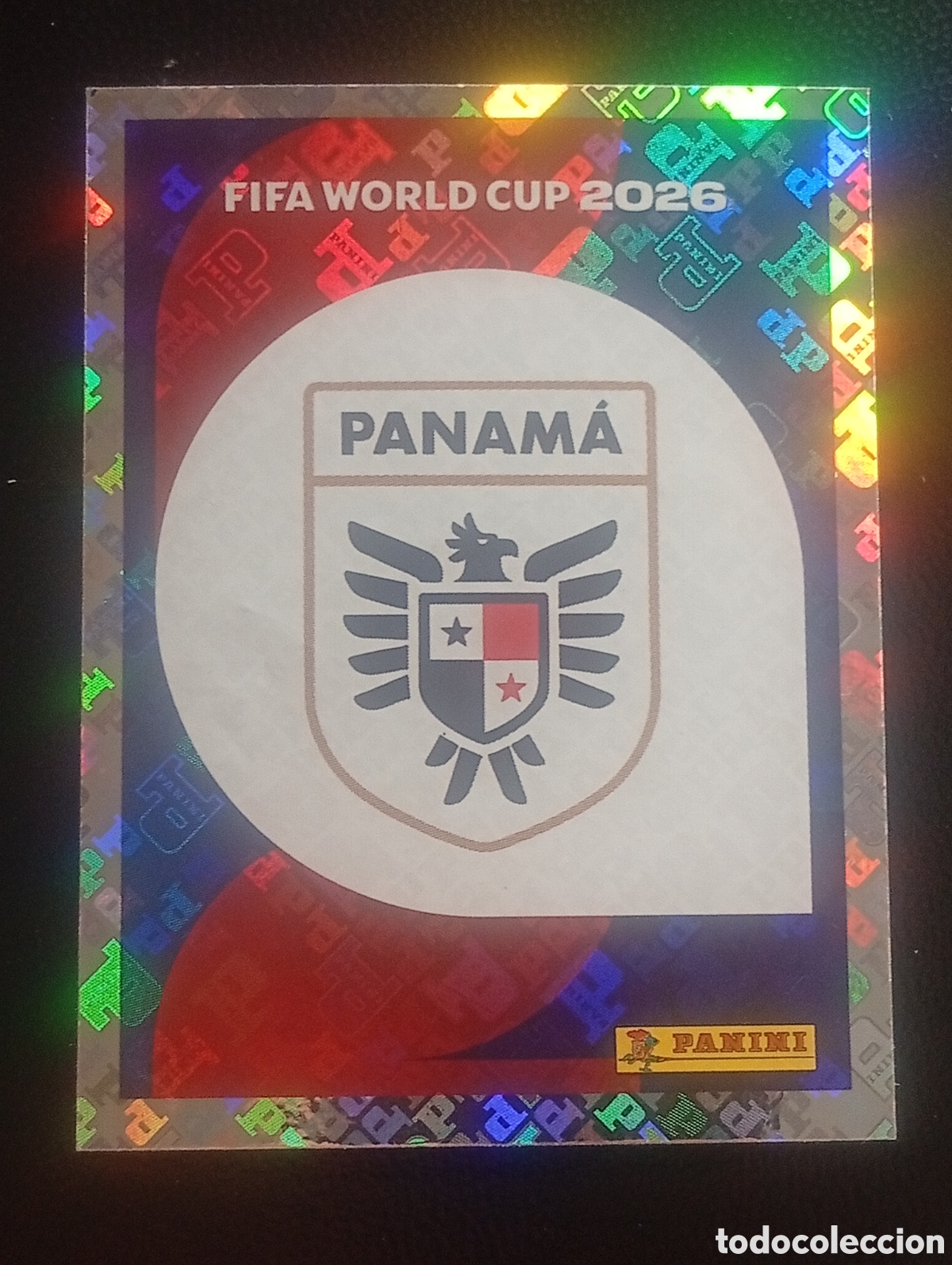 Cromos de f&uacute;tbol: PAN 1 escudo PANAM&Aacute; MUNDIAL F&Uacute;TBOL 2026 FIFA WORLD CUP PANINI CROMO STICKER PAN1