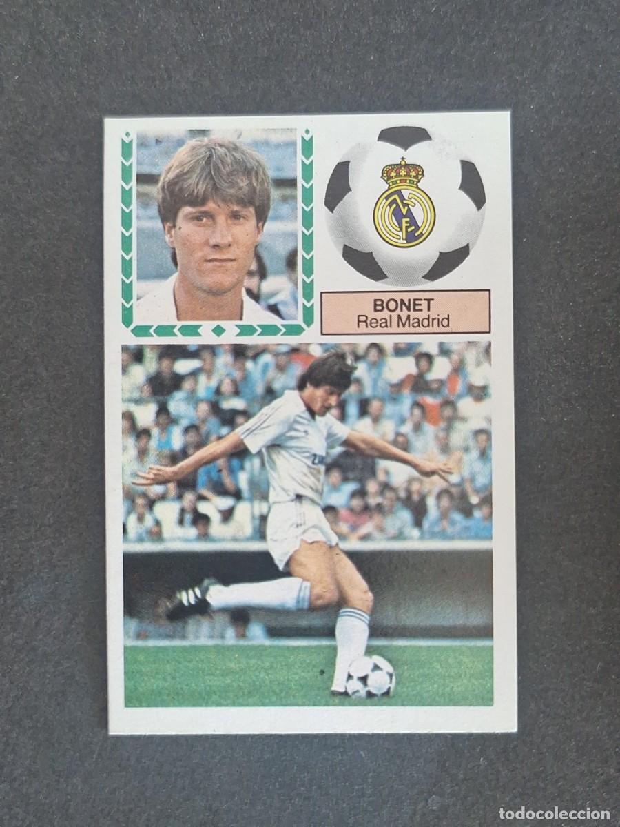 Cromos de f&uacute;tbol: L5 BONET REAL MADRID LIGA ESTE 1983 1984 83 84 NUNCA PEGADO SIN PEGAR