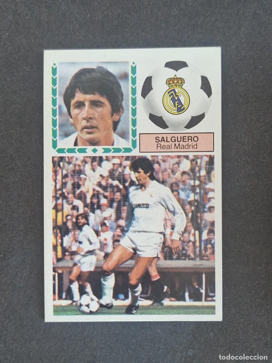 Cromos de f&uacute;tbol: L5 SALGUERO REAL MADRID LIGA ESTE 1983 1984 83 84 NUNCA PEGADO SIN PEGAR