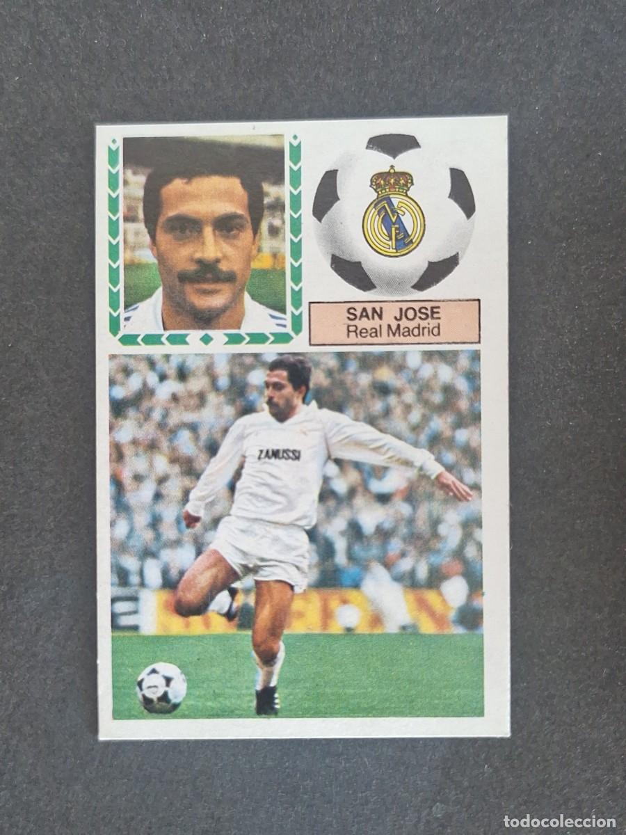 Cromos de f&uacute;tbol: L5 SAN JOSE REAL MADRID LIGA ESTE 1983 1984 83 84 NUNCA PEGADO SIN PEGAR