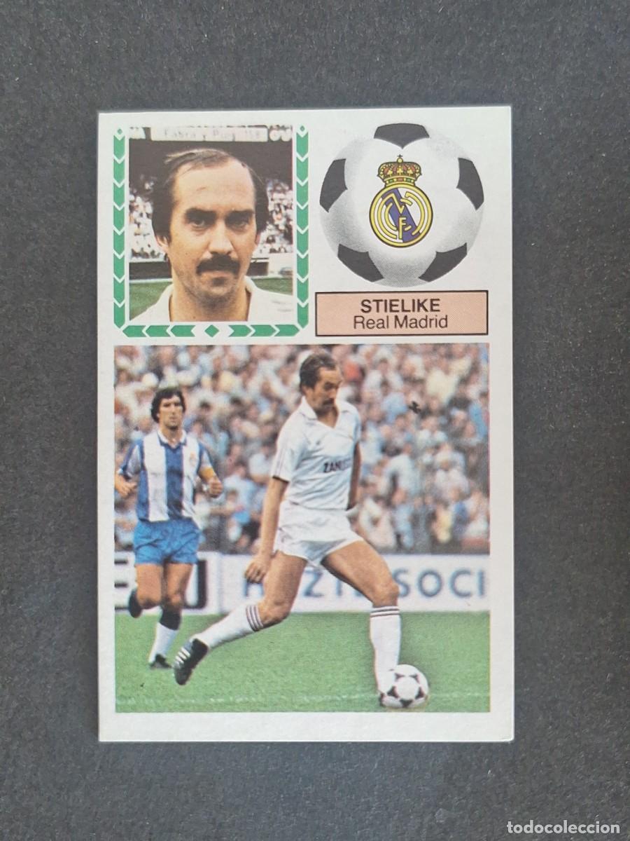Cromos de f&uacute;tbol: L5 STIELIKE REAL MADRID LIGA ESTE 1983 1984 83 84 NUNCA PEGADO SIN PEGAR