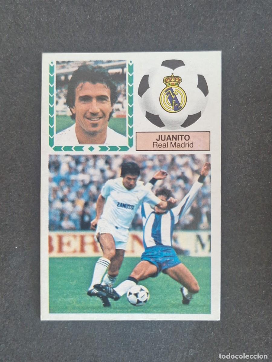 Cromos de f&uacute;tbol: L5 JUANITO REAL MADRID LIGA ESTE 1983 1984 83 84 NUNCA PEGADO SIN PEGAR