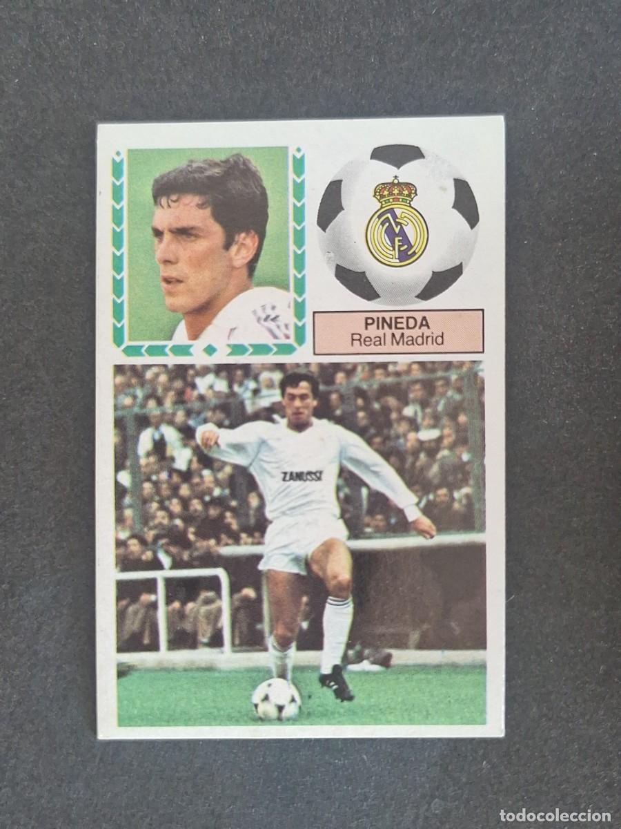 Cromos de f&uacute;tbol: L5 PINEDA REAL MADRID LIGA ESTE 1983 1984 83 84 NUNCA PEGADO SIN PEGAR