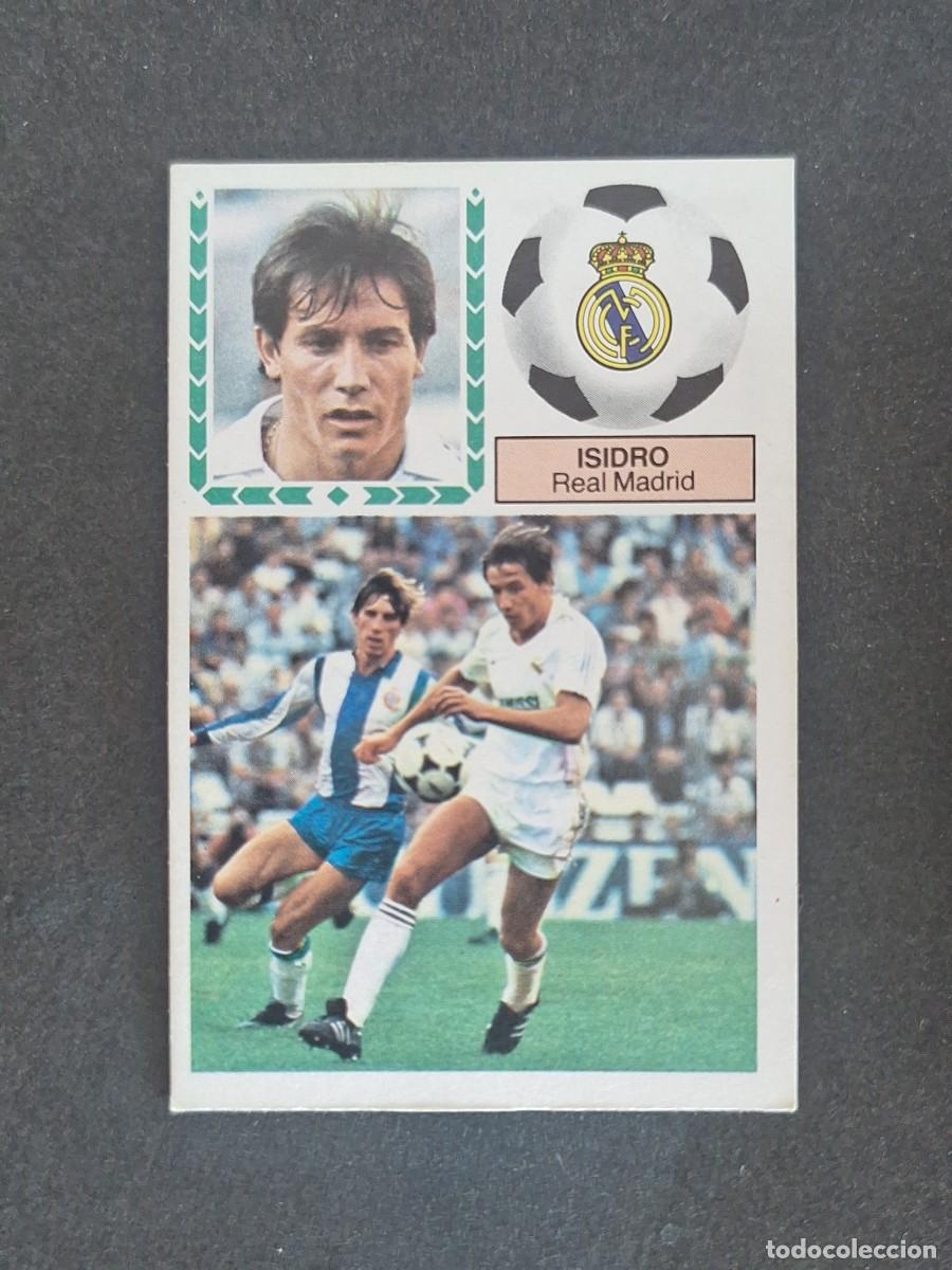 Cromos de f&uacute;tbol: L5 ISIDRO REAL MADRID LIGA ESTE 1983 1984 83 84 NUNCA PEGADO SIN PEGAR