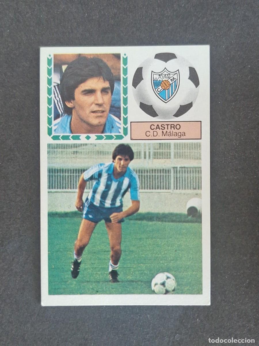 Cromos de f&uacute;tbol: L5 CASTRO C. D. MALAGA LIGA ESTE 1983 1984 83 84 NUNCA PEGADO SIN PEGAR