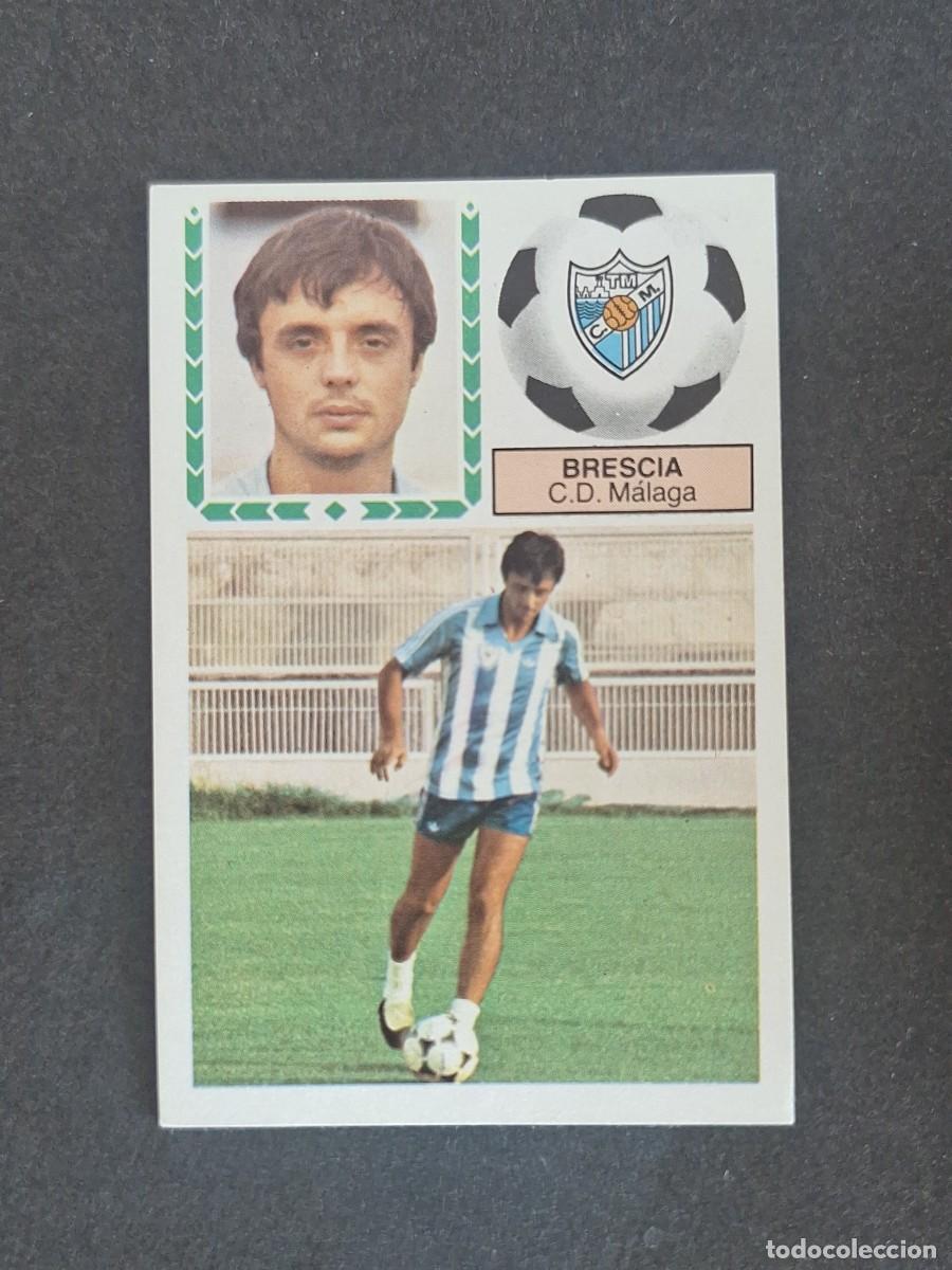 Cromos de f&uacute;tbol: L5 BRESCIA C. D. MALAGA LIGA ESTE 1983 1984 83 84 NUNCA PEGADO SIN PEGAR